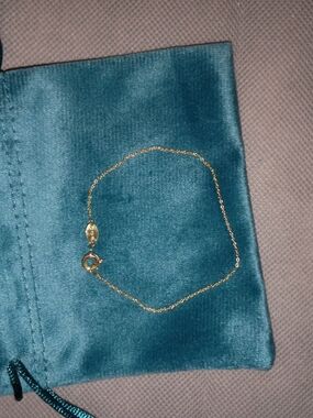 Delicate Gold Chain Bracelet - Gold